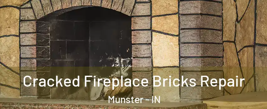  Cracked Fireplace Bricks Repair Munster - IN
