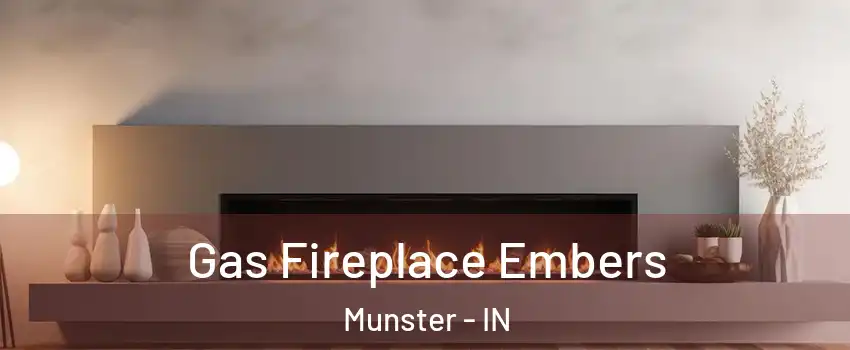  Gas Fireplace Embers Munster - IN