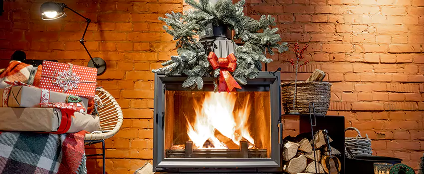 Travis Industries Linear Gas Fireplace Installation in Munster, Indiana