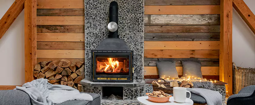 Thelin Hearth Products Direct Vent Gas Stove Fireplace Inspection in Munster, Indiana